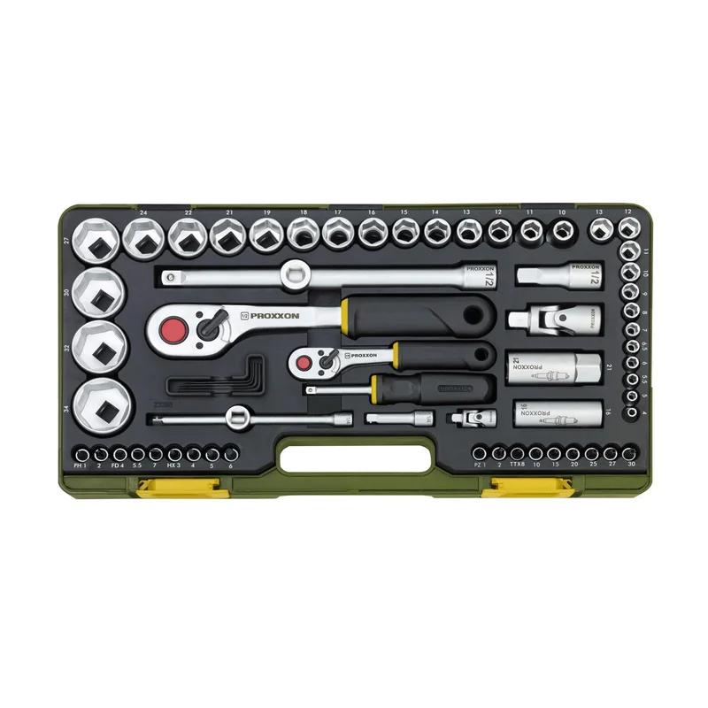 Set Sockets 1/4" and 1/2"  - Metric
