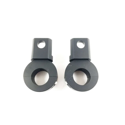 Clamps AUX Lights  - Round Bars - 7/8" , 1", 1.1/8" or 1.1/4" (Upto 900g per mount) / Chromed