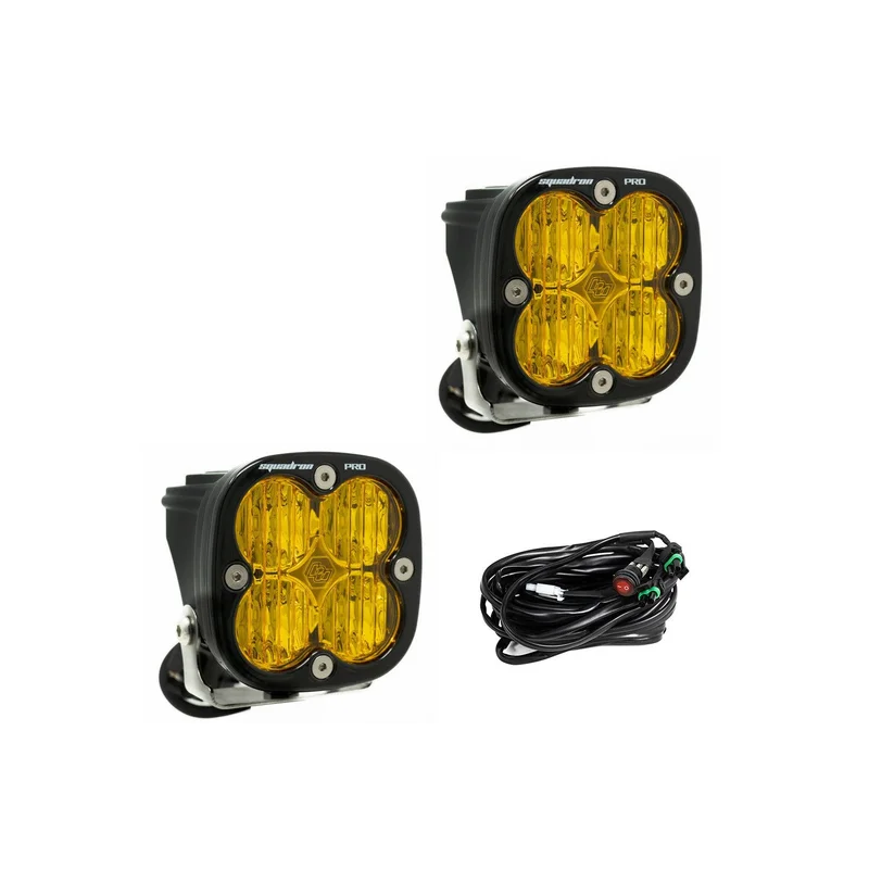 Aux LED - SQUADRON PRO - Driving Combo / Square / Clear