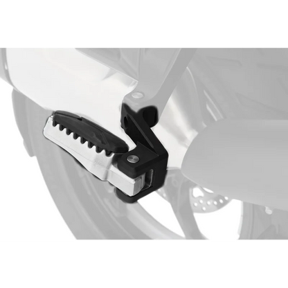 BMW R 1300 GS Ergonomics - Passenger Footrest Lowering Kit - Silver