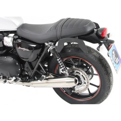 TRIUMPH Twin 900 Series - Sidecases Carrier - C-Bow - Black