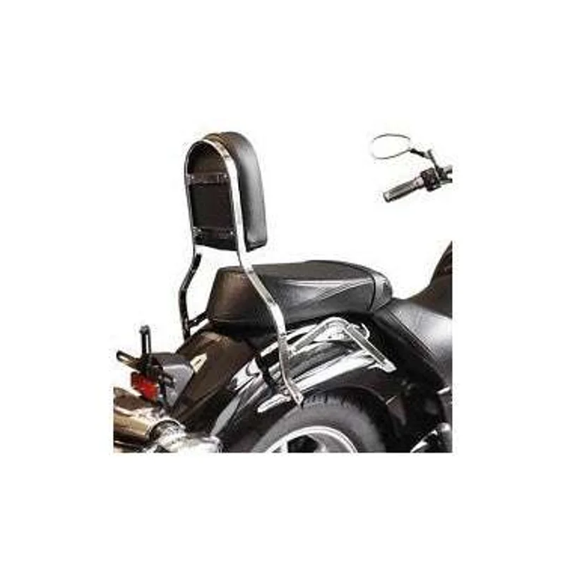 Suzuki M 800 Intruder Sissy bar w/o Rear Rack (Chrome) - Sissy bar without Rear rack