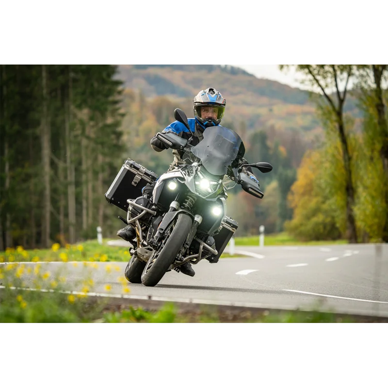 BMW R 1300 GS Ergonomics - Passenger Footrest Lowering Kit - Black