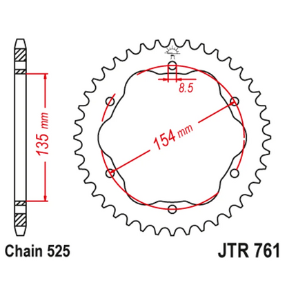 Sprockets Spares - Adaptor (770B) - JT