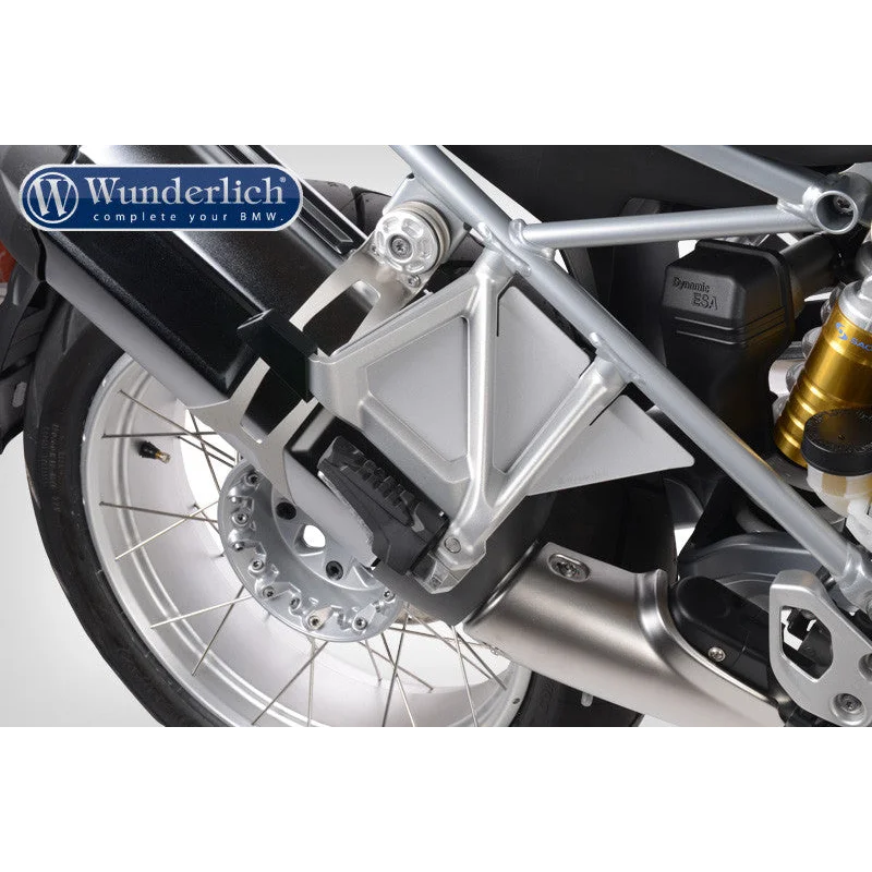 BMW R Series GS Protection - Passenger Seat Recess Cover - Silver
