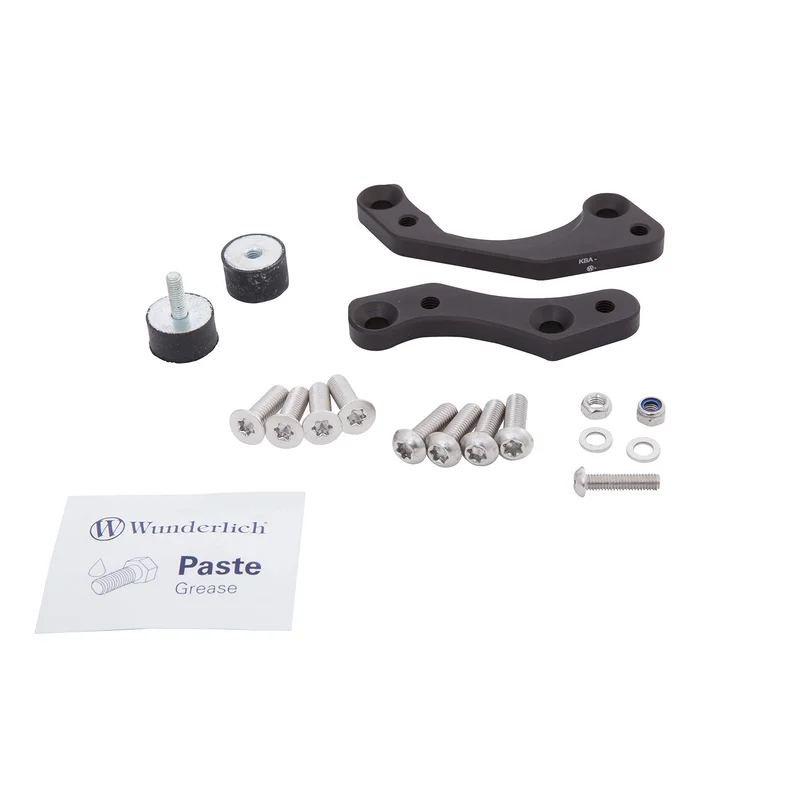 BMW R Nine T Ergonomics - Footrest Lowering Kit - Black