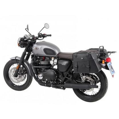 Triumph Bonneville T120 Sidecases Carrier - C-Bow - Chrome