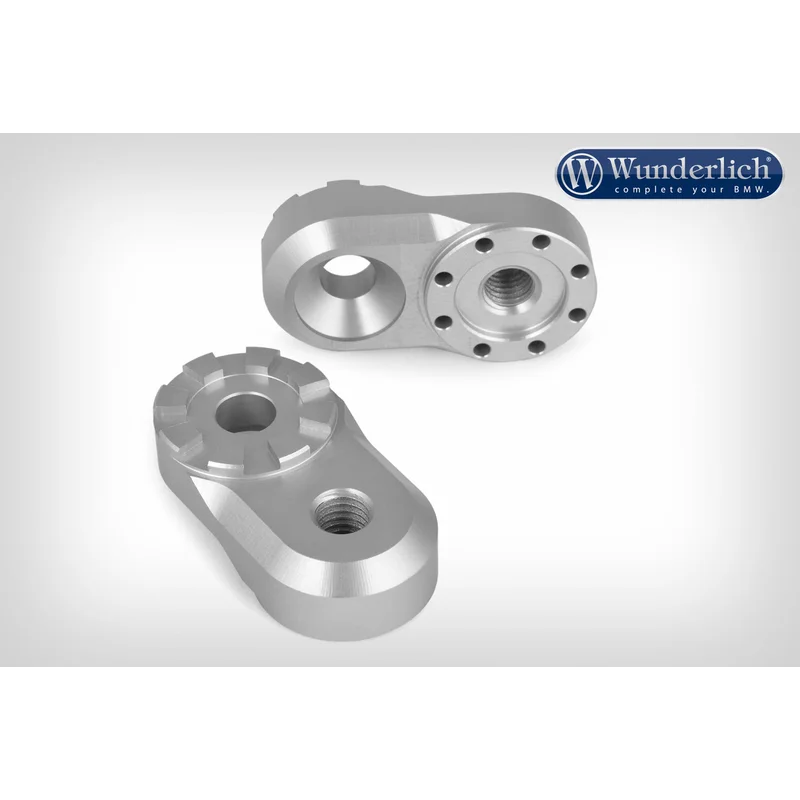 BMW GS Ergonomics - Vario Adapter EVO1 (Pair) - Silver / 30MM