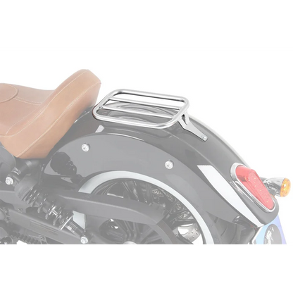 India Scout Rear Rack- Solo Rack without Backrest - Black