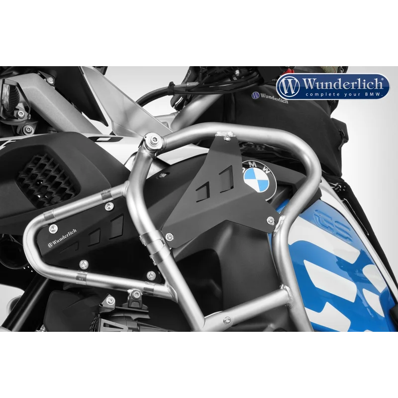 BMW R1200GSA Protection - Tank Guard Extension Plates - Black