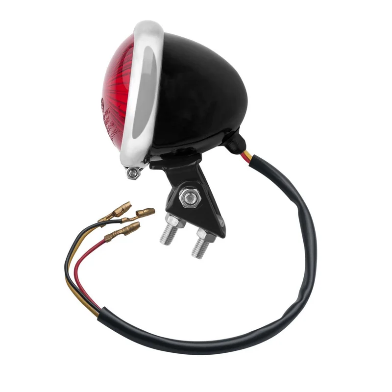 Tail Light LED - Bates (Black with Polish)