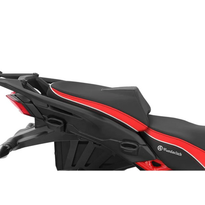 DUCATI Multistrada V4 Ergonomics -"Active Comfort" Passenger Seat - Black-Red