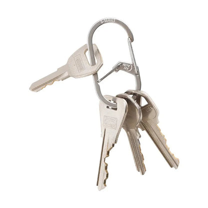 G-Biners Dual Chamber - 1N (Size #4) / Natural Steel / Stainless Steel