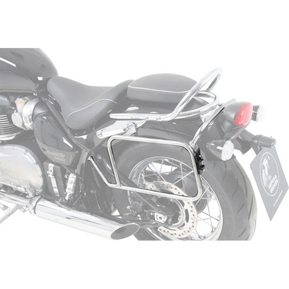 Triumph Bonneville  SpeedMaster Carrier - Sidecases 'Permanent' - Chrome
