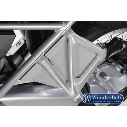 BMW R Series GS Protection - Passenger Seat Recess Cover - Silver