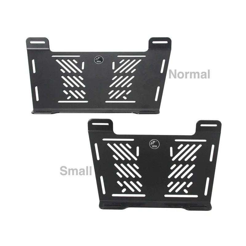 Universal Rear Rack - Enlargement SMALL (Silver/Black) - Black