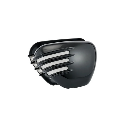 Triumph Bonneville - Side Panels (Ribbed) - Matte Black