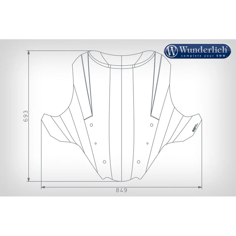 BMW R 1200 RT LC Protection - Windsreen Touring Marathon - Clear