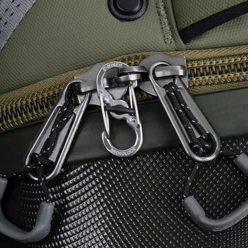 S-BINER MICRO LOCK (SS) - 5N OF MICROLOCK - ASSORTED / Stainless Steel