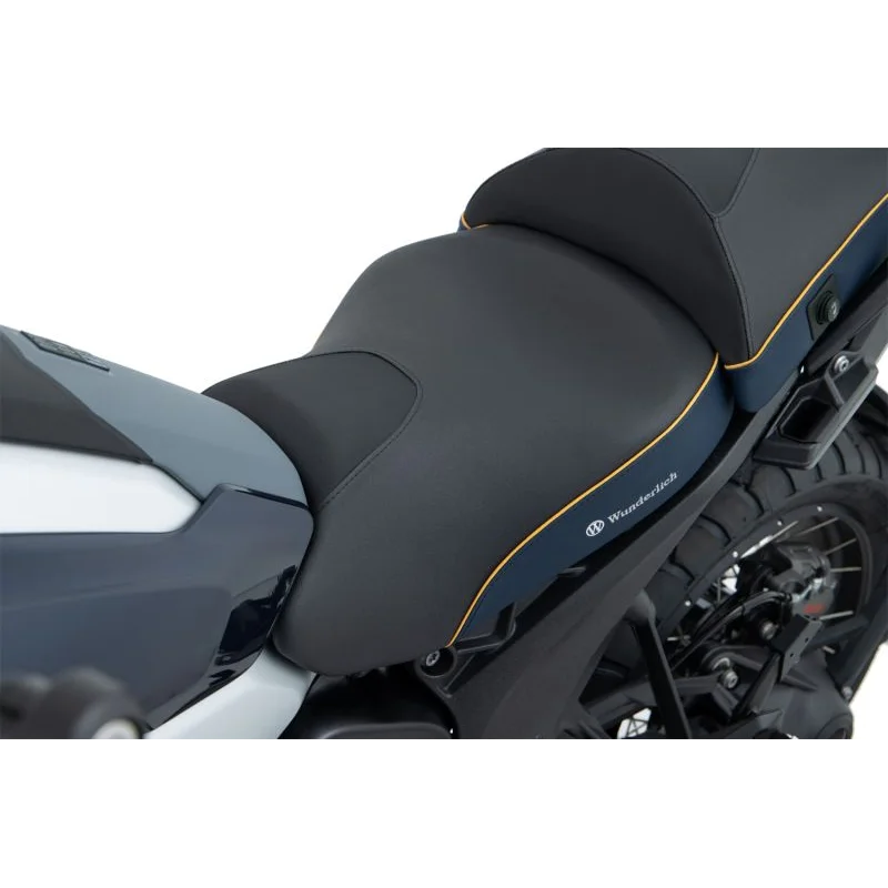 BMW R 1300 GS Ergonomics - Wunderlich "Active Comfort" (Heating) Seat - Imperial Blue-Gold / Passenger / Standard
