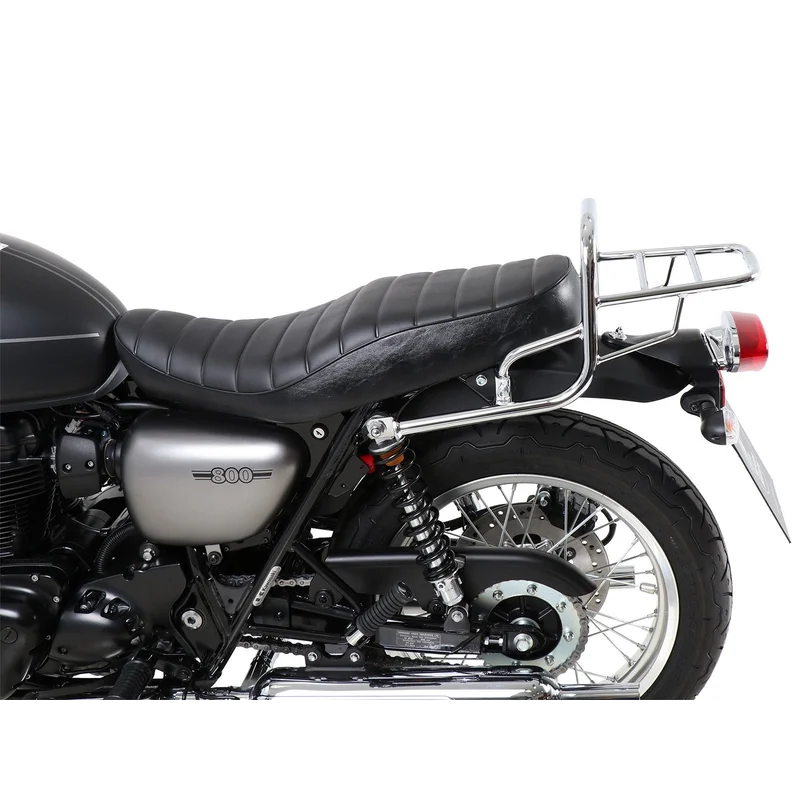 Kawasaki W800 Street/Cafe Carrier Topcase - Tubed Carrier - Chrome