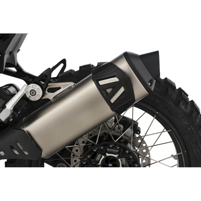 BMW R 12 G/S Protection - Exhaust Protector - Black