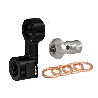Brake & Clutch Line 30mm Extension Adapter - Black