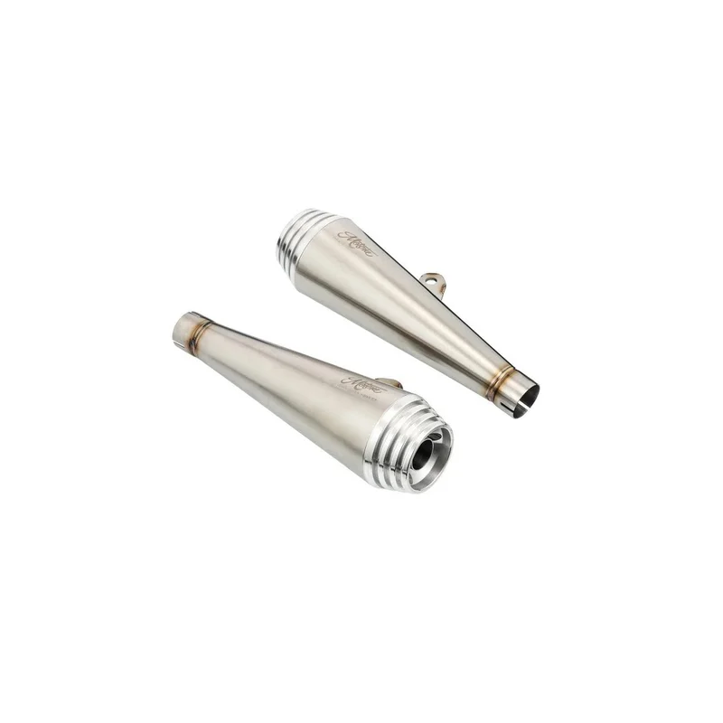 Triumph Speed Twin 900 Exhaust - Saturn V Brushed