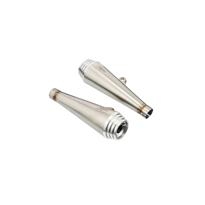 Triumph Speed Twin 900 Exhaust - Saturn V Brushed