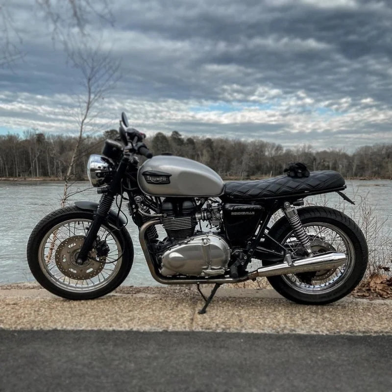 Triumph Bonville Seat- Skinny Black (The Mamba)