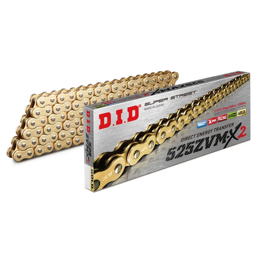 Chain 525 Pitch x 118 links (ZVMX2) - ZVM-X2 (Rivet Type) / Natural Steel