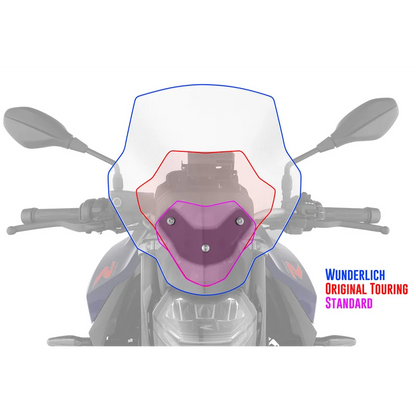 BMW F 900 R Screens - Bracket for Marathon. Screen - BRACKET ONLY - BUY SCREEN SEPERATELY