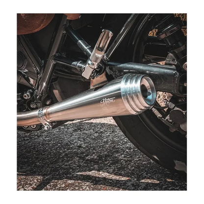 Triumph Speed Twin 900 Exhaust - Saturn V Brushed