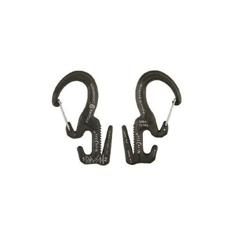 CARABINER ROPE TIGHTENER - FIGURE 9 (SM) - 1N (no rope) / Aluminum