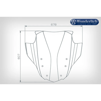 BMW K 1600 All Screen - Windscreen Marathon - Clear