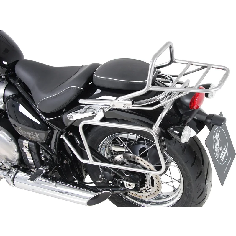 Triumph Bonneville  SpeedMaster Carrier - Sidecases 'Permanent' - Chrome