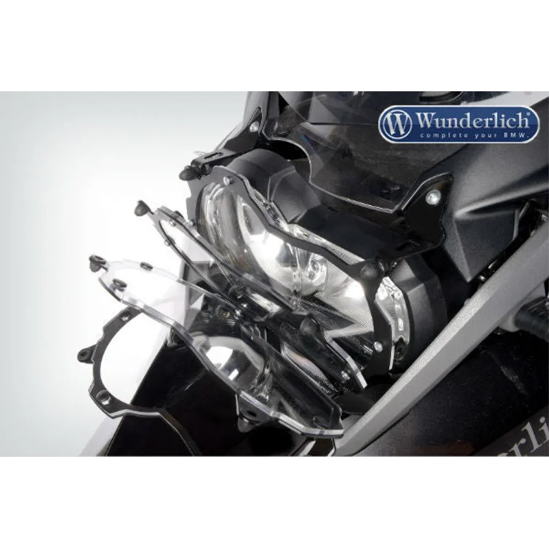 BMW GS Protection - Headlight Guard Foldable (Lexan Clear) - Clear