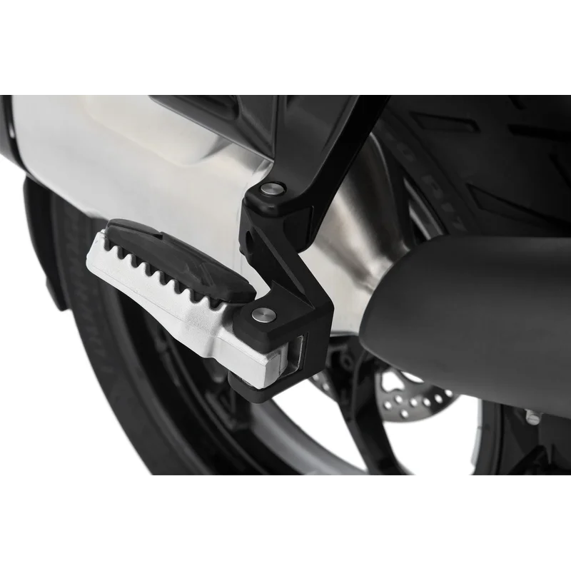 BMW R 1300 GS Ergonomics - Passenger Footrest Lowering Kit - Silver
