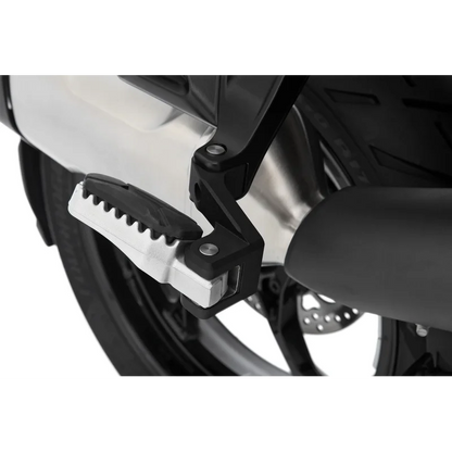 BMW R 1300 GS Ergonomics - Passenger Footrest Lowering Kit - Silver