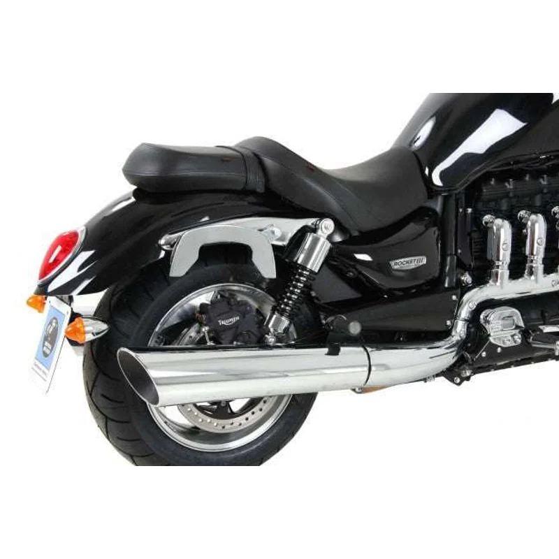 Triumph Rocket 3 (13-19) Sidecases Carrier - C-Bow - Black