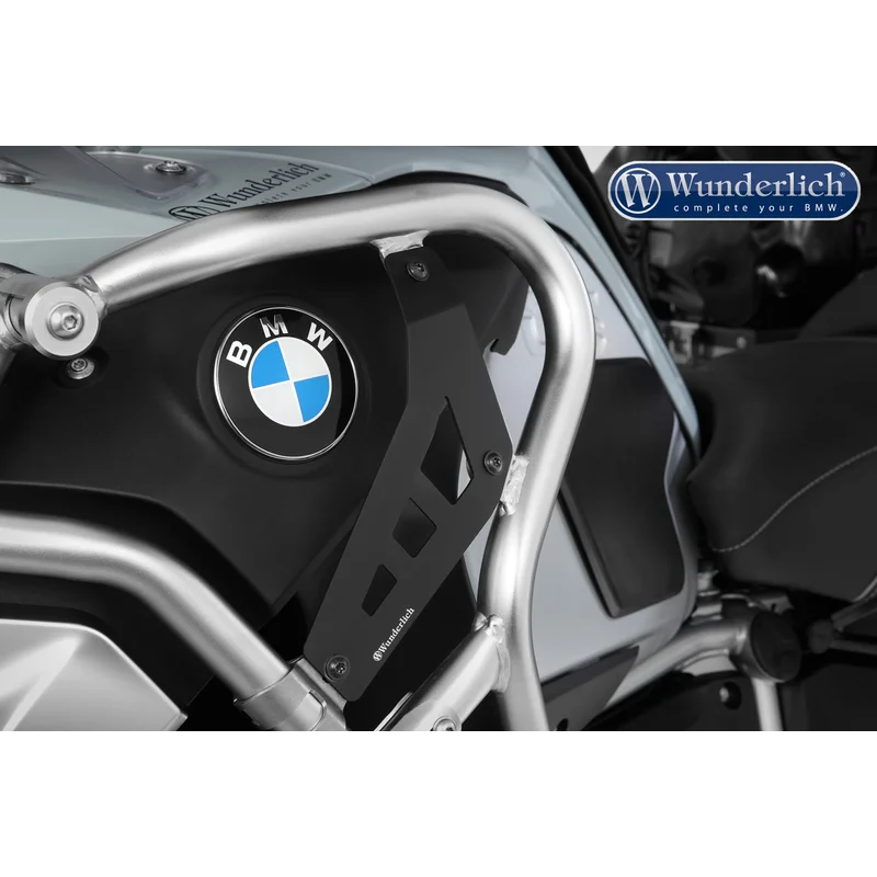 BMW R1250GSA Protection - Filler Plate for Reinforcement Bar - Silver