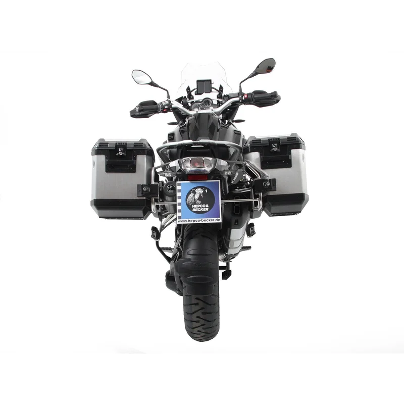 BMW R Series GS Carrier Sidecases - Hepco Becker - Black / Quick Release (Lock It)