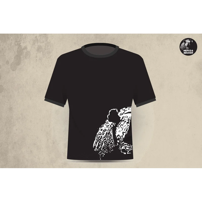 Hepco & Becker T-Shirts printed -Black - M (Chest 107 Cm)