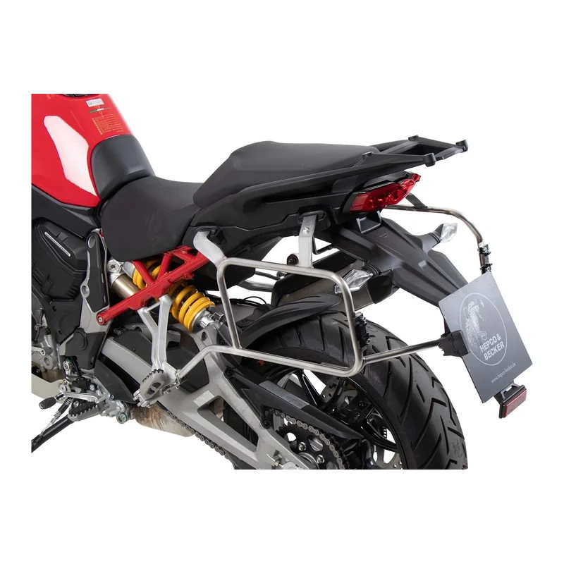 Ducati Multistrada V4 Luggage - Xplorer Cutout - Silver
