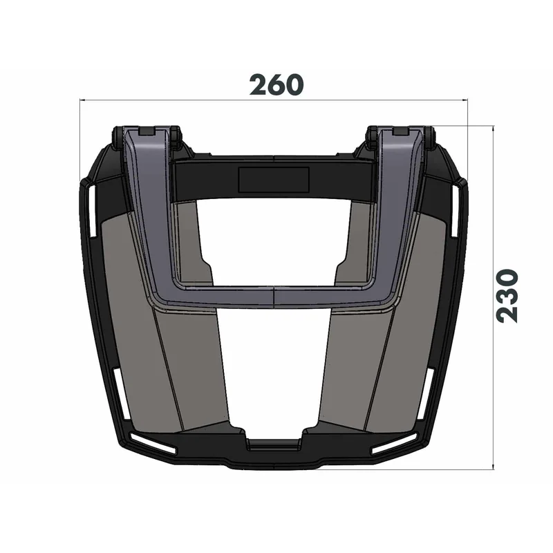 Honda CB 750 Hornet Carrier - Top Case Carrier (Fixed Hinge)