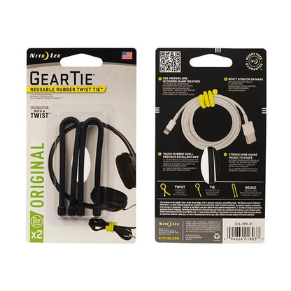 GEAR TIE - REUSABLE RUBBER - 4N (Length 7.6cm each)