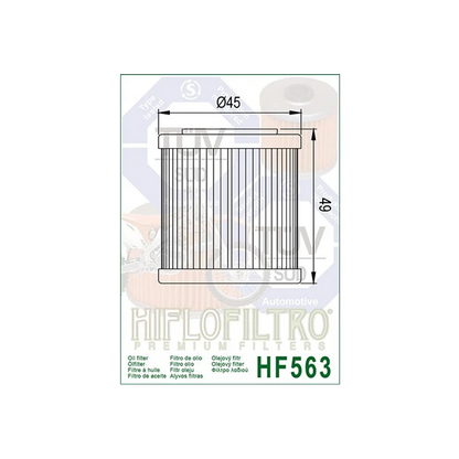 OIL Filter 563 - Hiflo