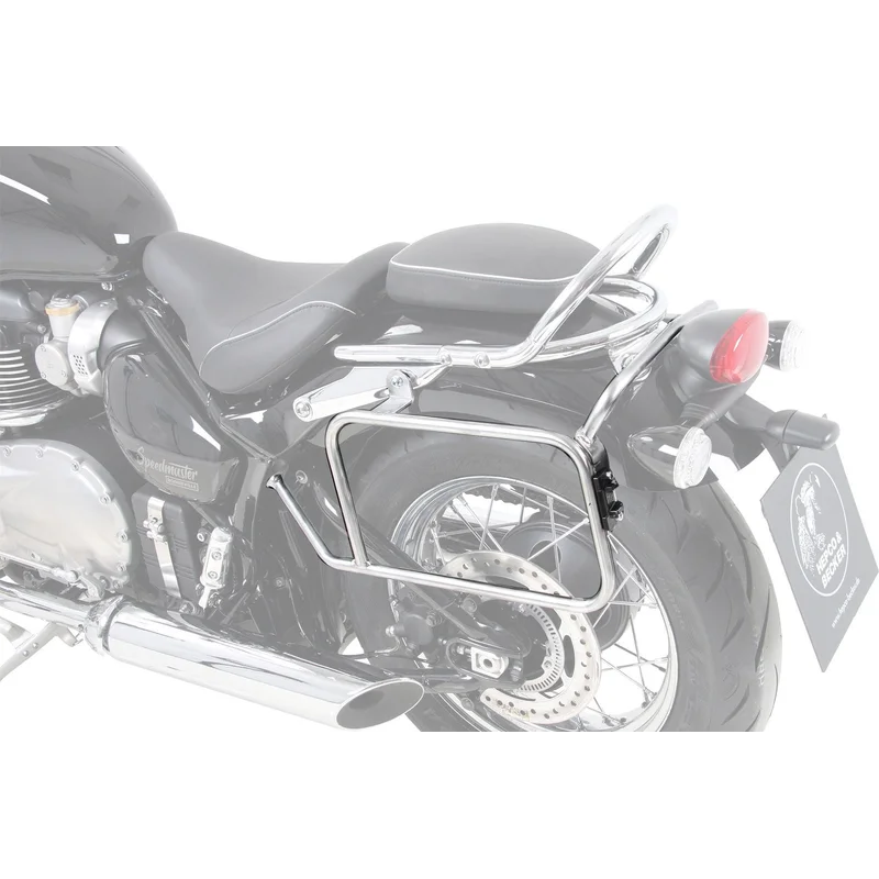 Triumph Bonneville  SpeedMaster Carrier - Sidecases 'Permanent' - Black