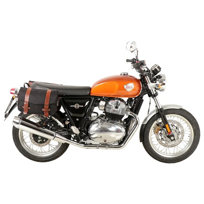 Royal Enfield Interceptor Carrier Sidecases - C-Bow - Black