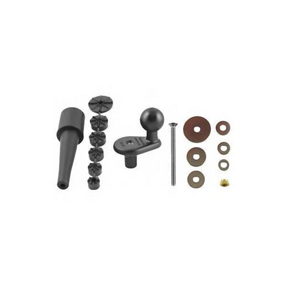 RAM Base - Motorcycle Fork Stem Base with 25mm (1") Ball
